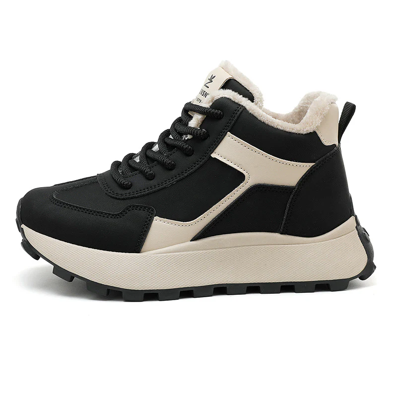 Damen High-Top Sneakers mit flauschigem Innenfutter und rutschfester Sohle Heidi Mode - Image 6