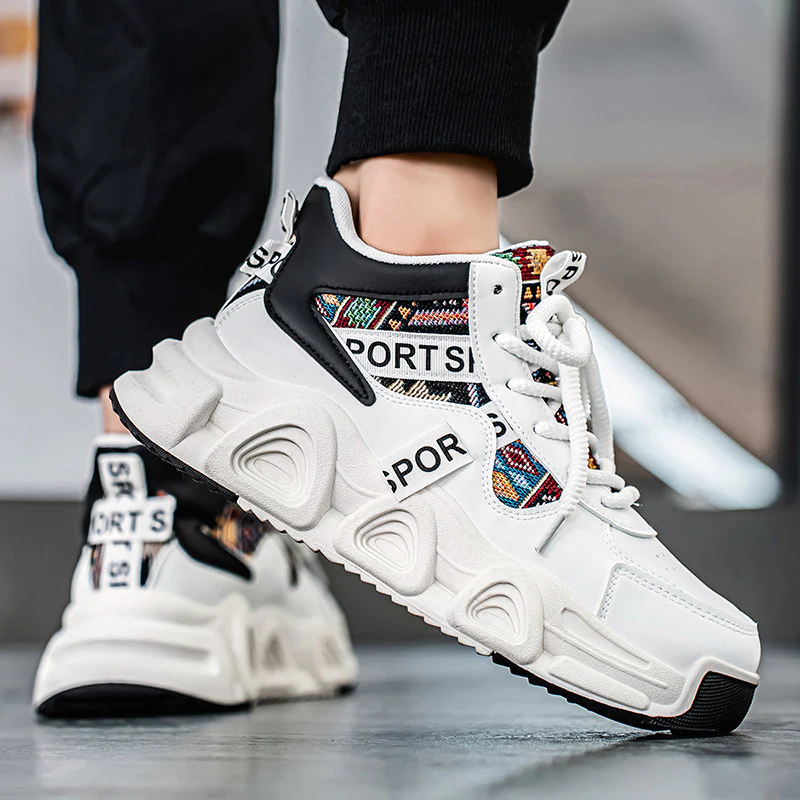 Damen High-Top Sneakers mit futuristischem Design und sportlicher Dämpfung Heidi Mode - Image 4