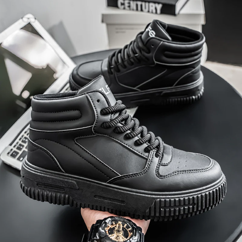 Damen High-Top Sneakers mit gepolsterter Knöchelstütze und rutschfester Sohle Heidi Mode - Image 2