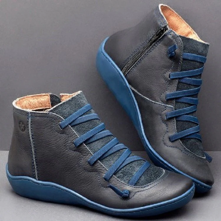 Damen High-Top Sneakers mit hochwertigem Leder und praktischen Reißverschluss Heidi Mode - Image 4