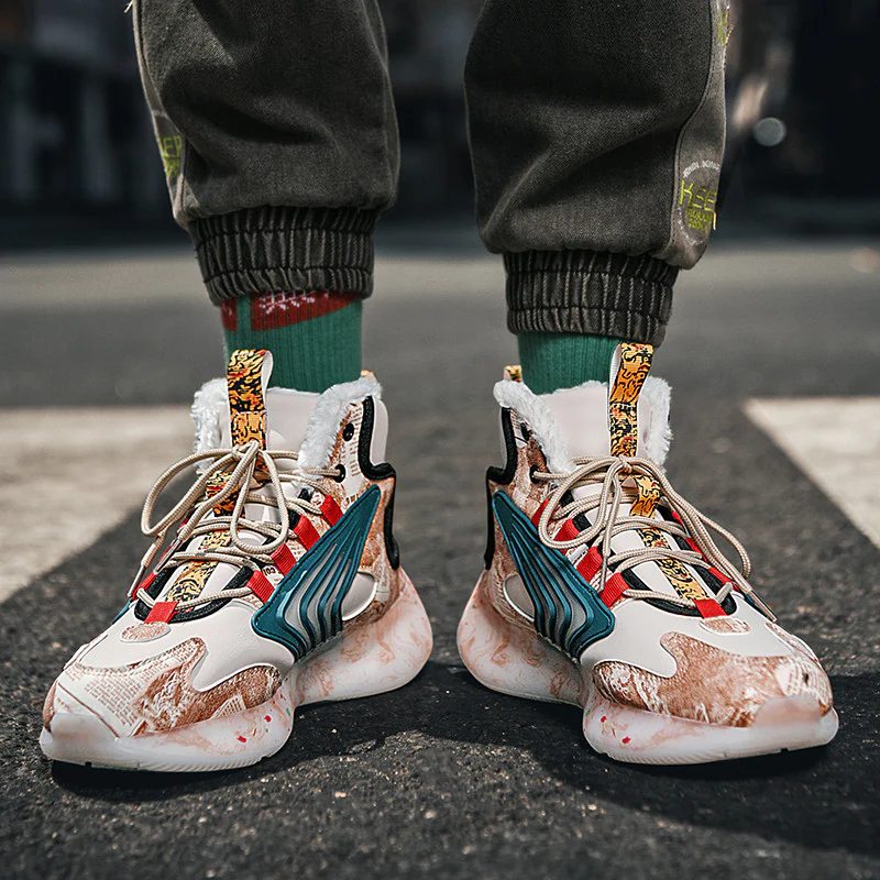 Damen High-Top Sneakers mit innovativem Design und rutschfester Sohle Heidi Mode - Image 2