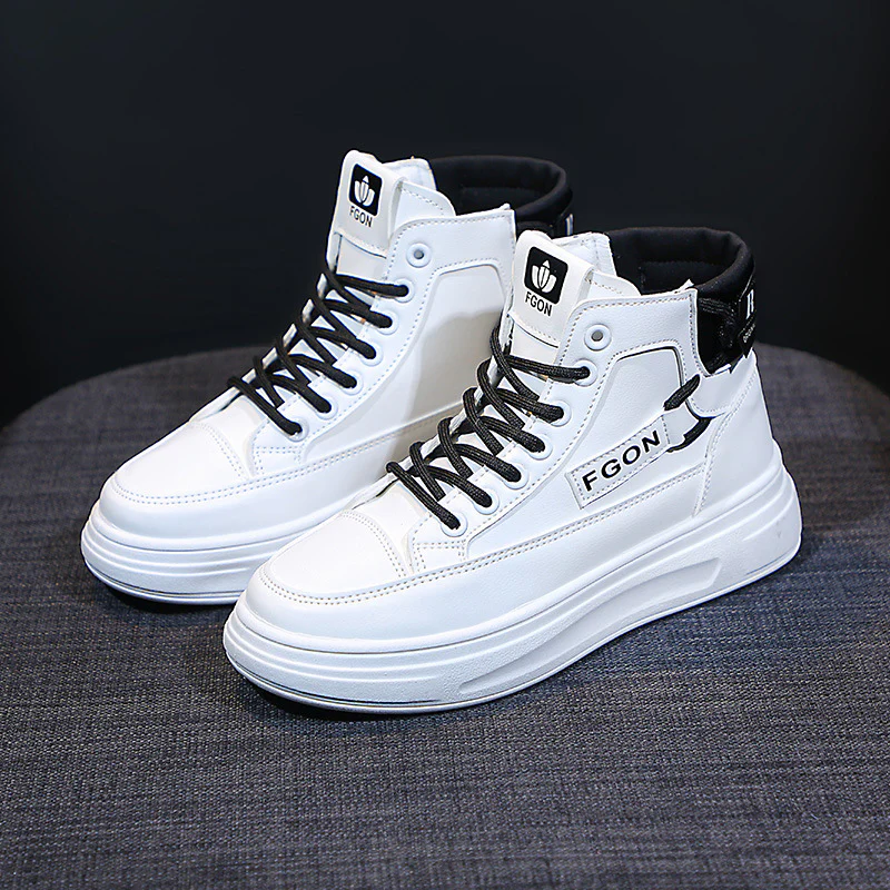 Damen High-Top Sneakers mit innovativem Schnürsystem und atmungsaktivem Innenfutter Heidi Mode - Image 7