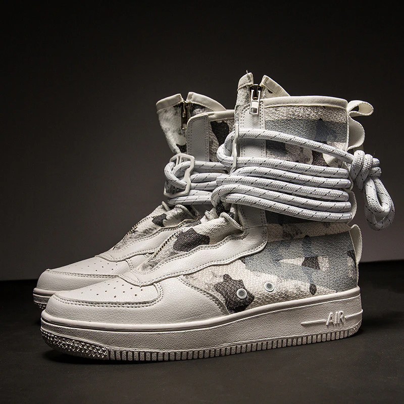 Damen High-Top Sneakers mit innovativem Schnürsystem und atmungsaktiver Netzstruktur Heidi Mode - Image 7