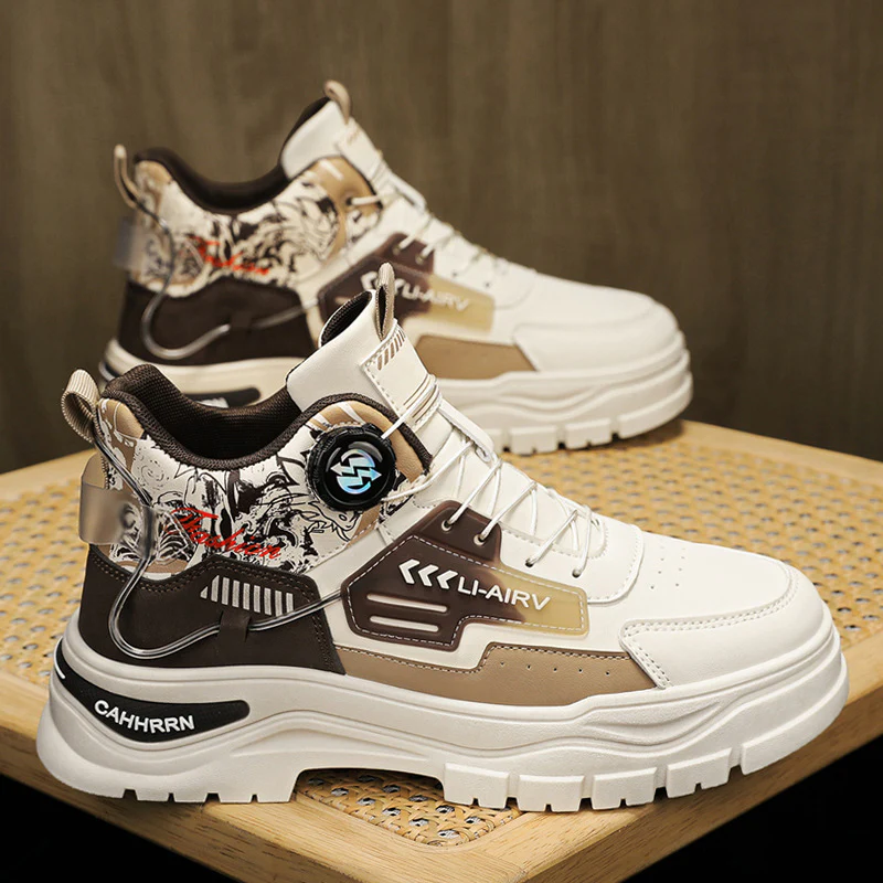 Damen High-Top Sneakers mit innovativem Schnürsystem und rutschfester Sohle Heidi Mode - Image 8