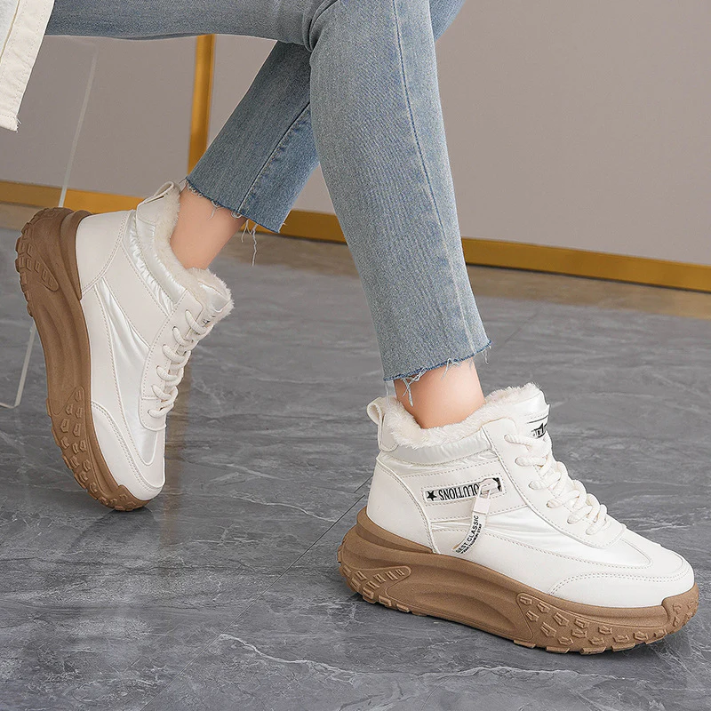 Damen High-Top Sneakers mit isolierendem Fleece und rutschfester Profilsohle Heidi Mode - Image 2