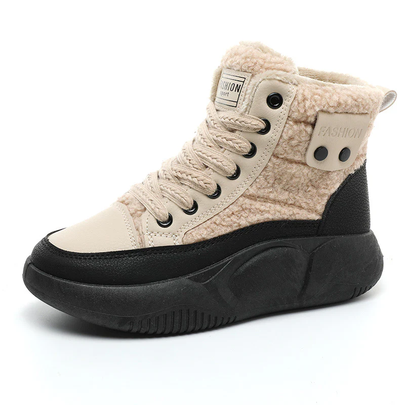 Damen High-Top Sneakers mit isolierendem Innenfutter und rutschfester Sohle Heidi Mode - Image 5
