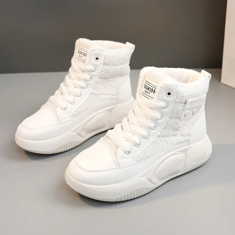 Damen High-Top Sneakers mit isolierendem Innenfutter und rutschfester Sohle Heidi Mode - Image 6