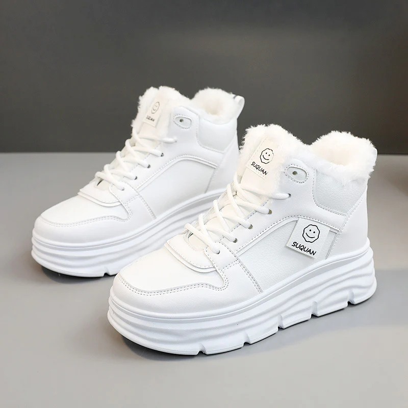 Damen High-Top Sneakers mit kuscheligem Innenfutter und dämpfender Sohle Heidi Mode - Image 2