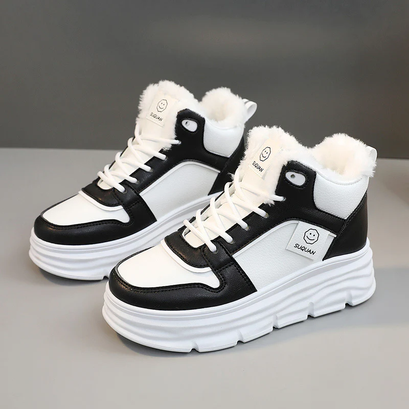 Damen High-Top Sneakers mit kuscheligem Innenfutter und dämpfender Sohle Heidi Mode - Image 7