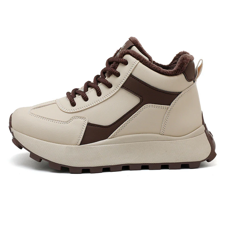 Damen High-Top Sneakers mit kuscheligem Innenfutter und robustem Profil Heidi Mode - Image 8