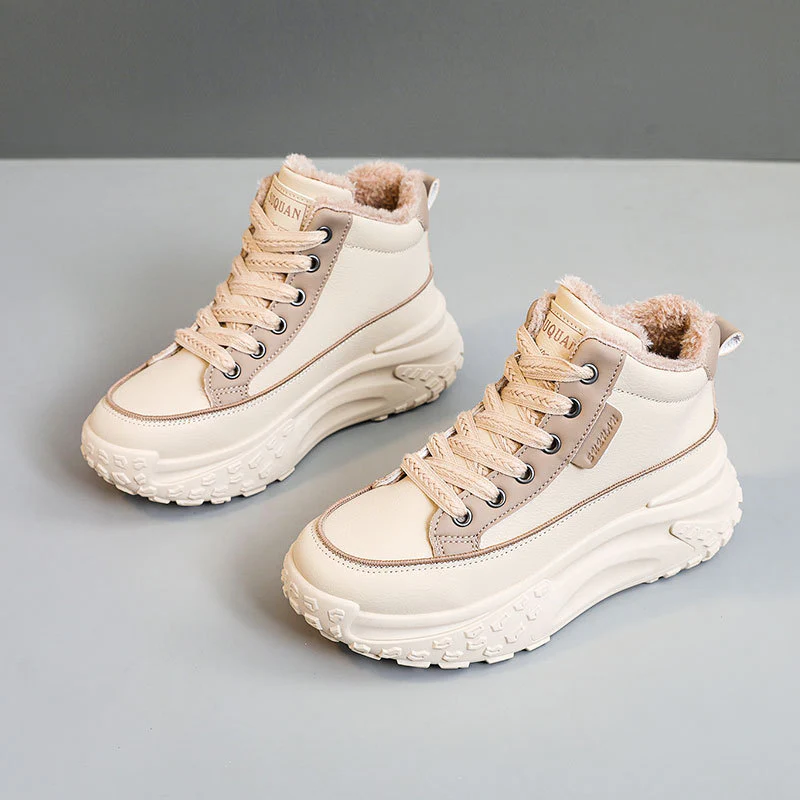 Damen High-Top Sneakers mit kuscheligem Innenfutter und rutschfester Profilsohle Heidi Mode - Image 6