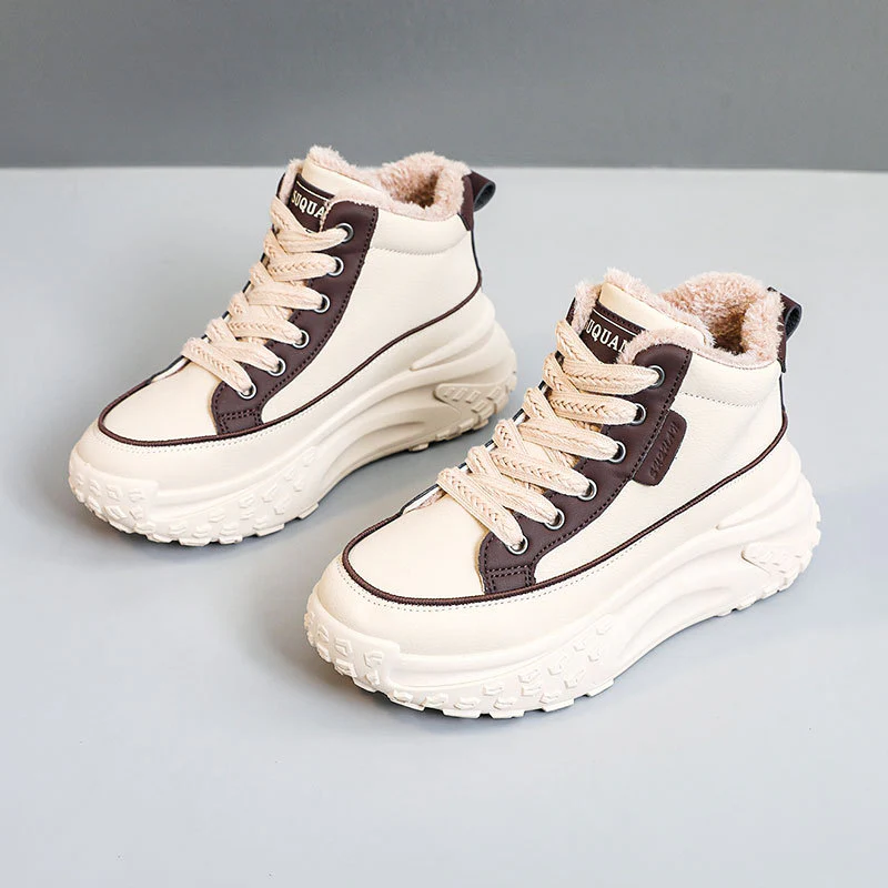 Damen High-Top Sneakers mit kuscheligem Innenfutter und rutschfester Profilsohle Heidi Mode - Image 7