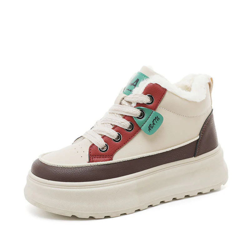 Damen High-Top Sneakers mit kuscheligem Innenfutter und rutschfester Sohle Heidi Mode - Image 5