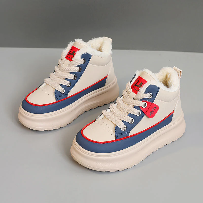 Damen High-Top Sneakers mit kuscheligem Innenfutter und rutschfester Sohle Heidi Mode - Image 8