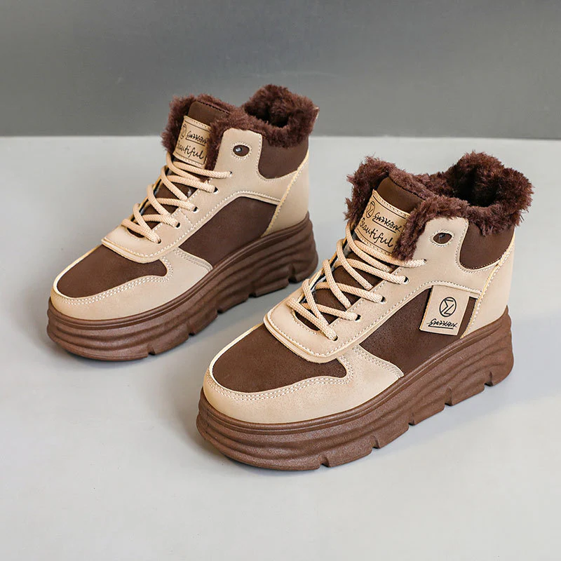 Damen High-Top Sneakers mit kuscheligem Innenfutter und sportlichem Profil Heidi Mode - Image 6