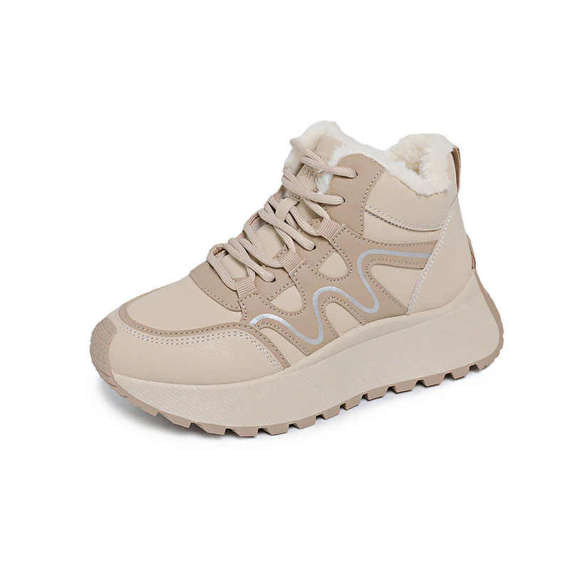 Damen High-Top Sneakers mit samtigem Innenfutter und rutschfester Sohle Heidi Mode - Image 7