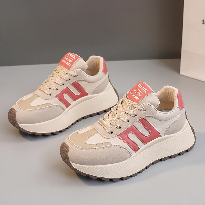 Damen High-Top Sneakers mit sportlichem Profil und rutschfester Sohle Heidi Mode - Image 6