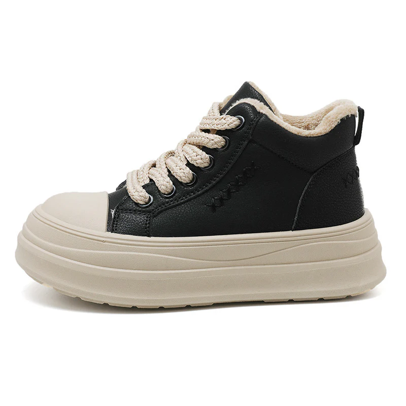 Damen High-Top Sneakers mit warmem Fleece-Innenfutter und rutschfester Laufsohle Heidi Mode - Image 7
