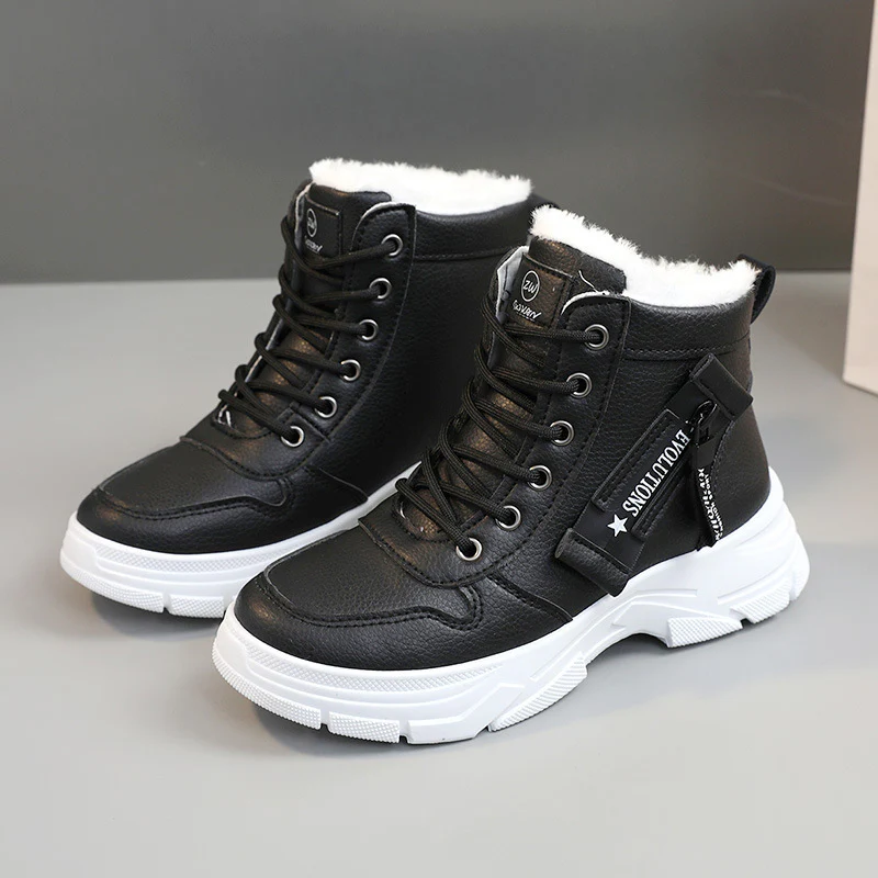 Damen High-Top Sneakers mit warmem Fleece-Innenfutter und rutschfester Sohle Heidi Mode - Image 8