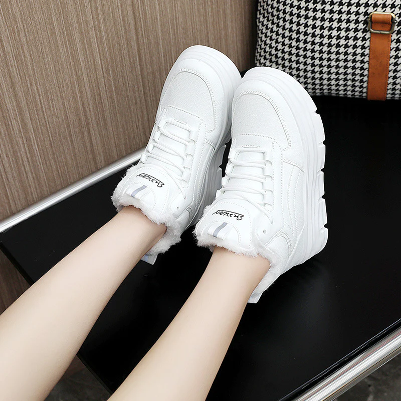 Damen High-Top Sneakers mit warmem Innenfutter und dämpfender Sohle Heidi Mode - Image 4