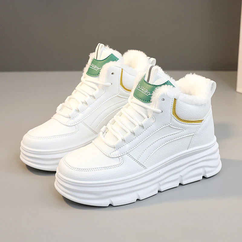 Damen High-Top Sneakers mit warmem Innenfutter und dämpfender Sohle Heidi Mode - Image 6