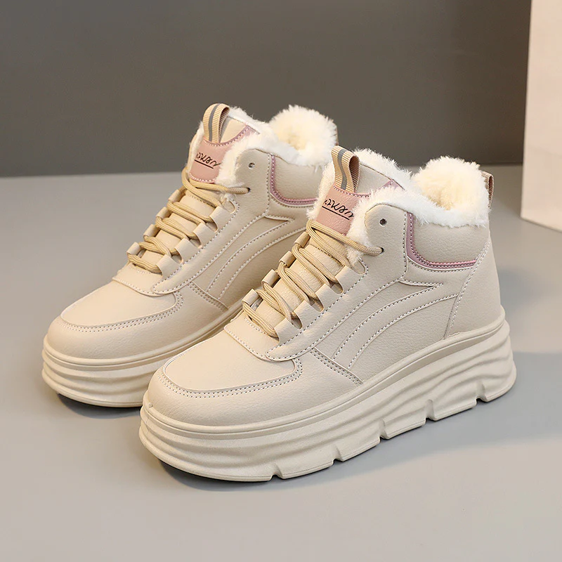 Damen High-Top Sneakers mit warmem Innenfutter und dämpfender Sohle Heidi Mode - Image 7