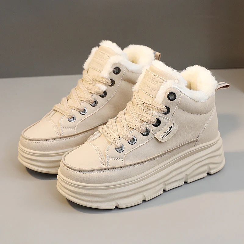 Damen High-Top Sneakers mit warmem Innenfutter und rutschfester Sohle Heidi Mode - Image 6