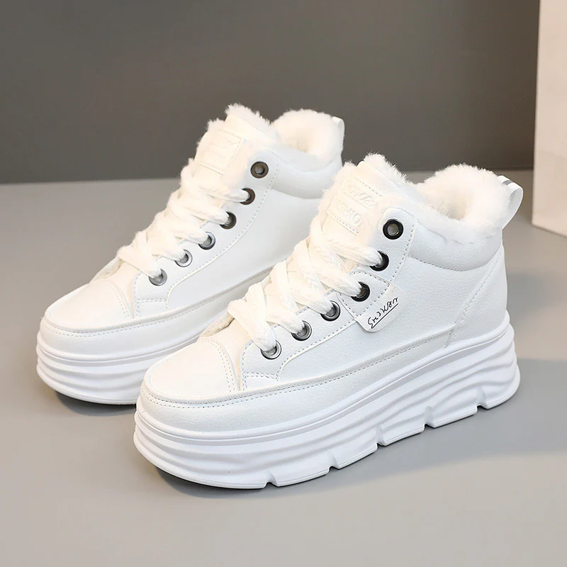 Damen High-Top Sneakers mit warmem Innenfutter und rutschfester Sohle Heidi Mode - Image 7