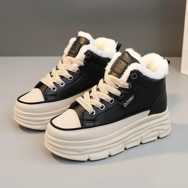 Damen High-Top Sneakers mit warmem Innenfutter und rutschfester Sohle Heidi Mode - Image 8