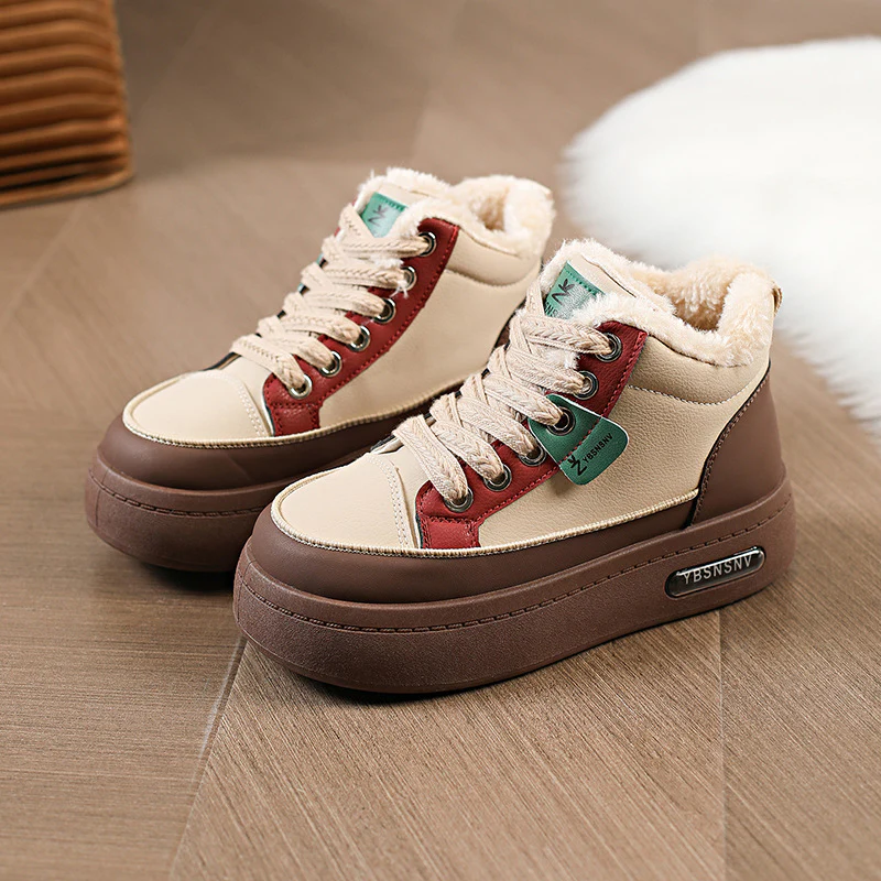Damen High-Top Sneakers mit wärmendem Innenfutter und modischem Design Heidi Mode - Image 2