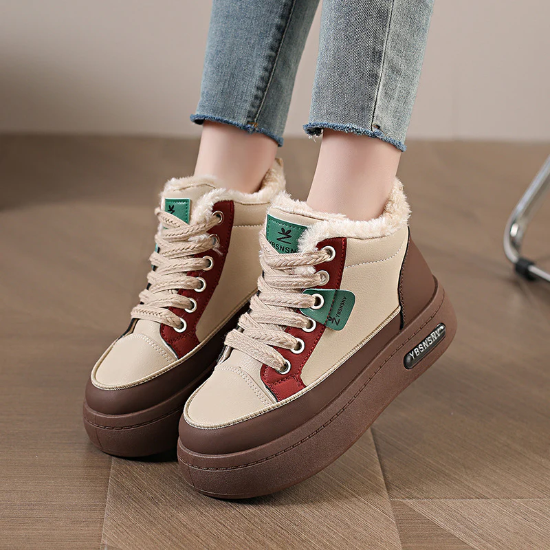 Damen High-Top Sneakers mit wärmendem Innenfutter und modischem Design Heidi Mode - Image 3