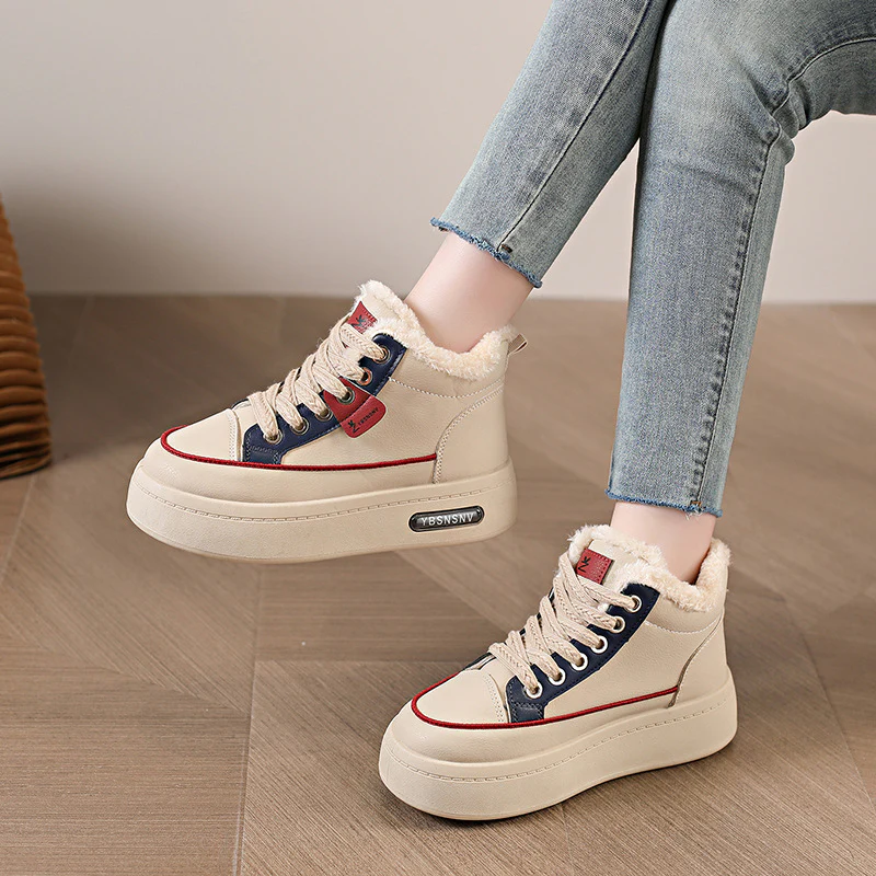 Damen High-Top Sneakers mit wärmendem Innenfutter und modischem Design Heidi Mode - Image 4
