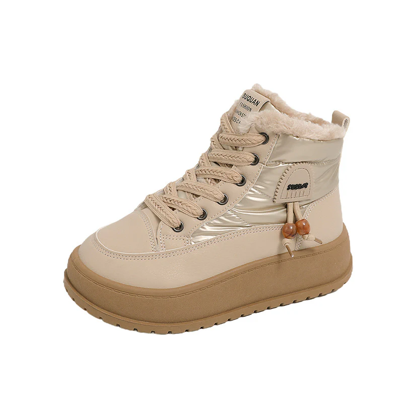 Damen High-Top Sneakers mit warmer Fütterung und rutschfester Laufsohle Heidi Mode - Image 6