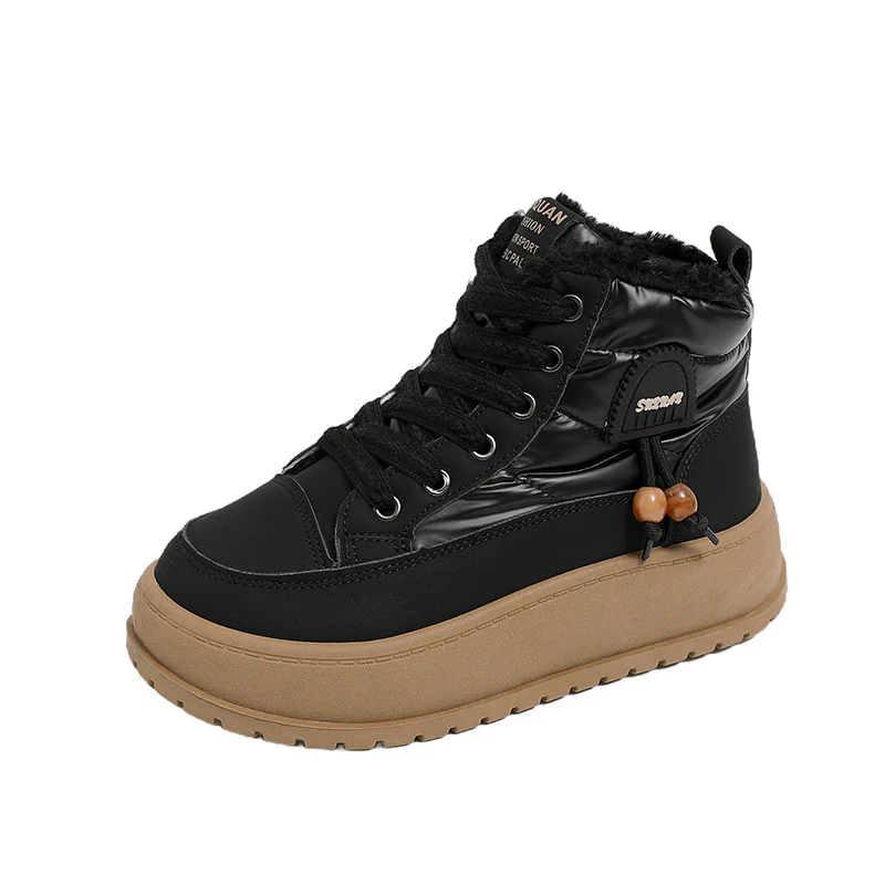 Damen High-Top Sneakers mit warmer Fütterung und rutschfester Laufsohle Heidi Mode - Image 7