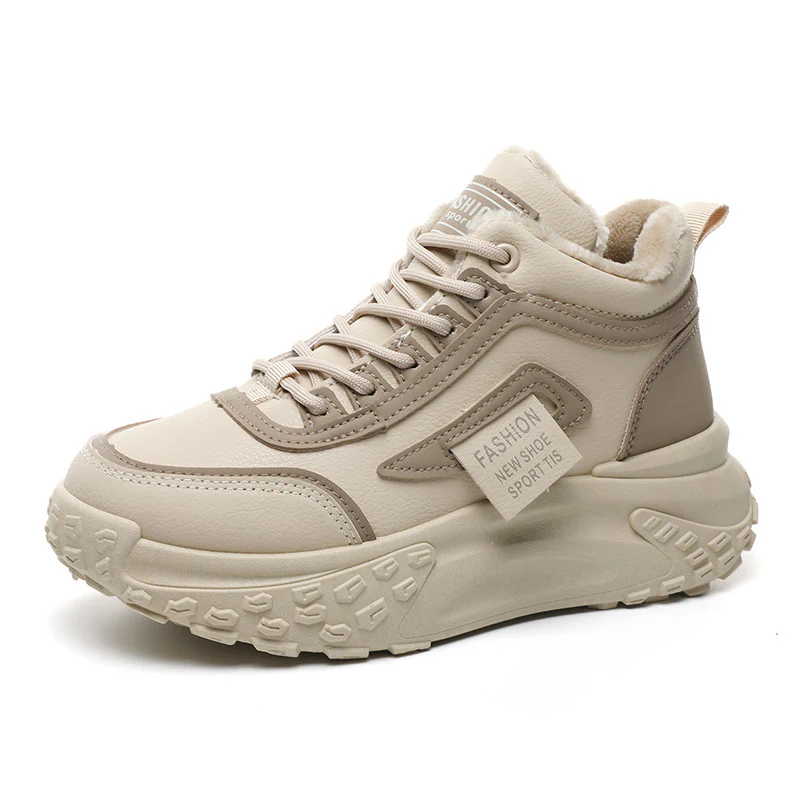 Damen High-Top Sport Sneakers mit warmem Innenfutter und rutschfester Sohle Heidi Mode - Image 5