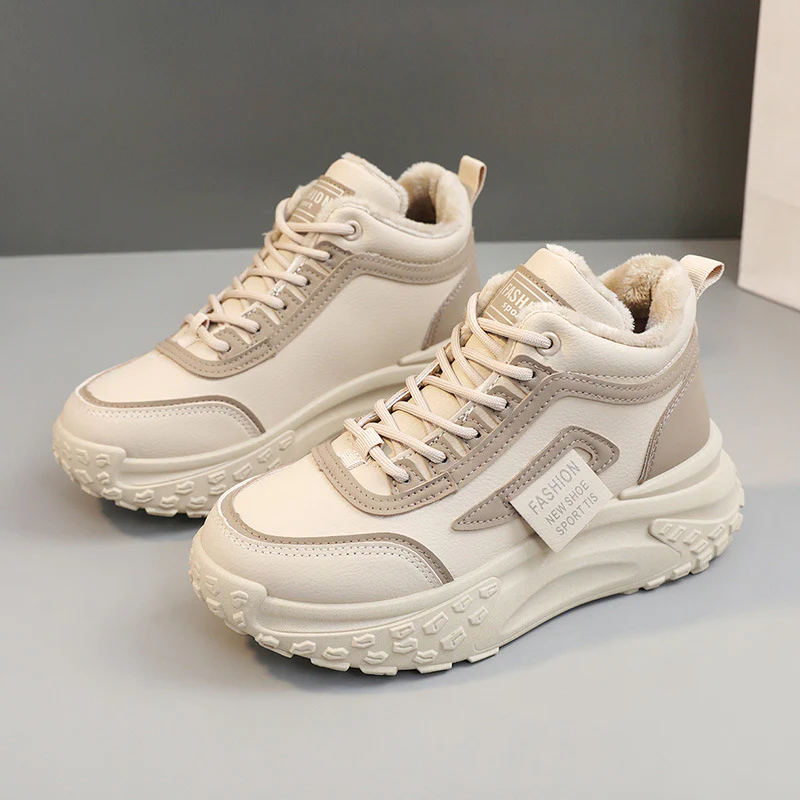 Damen High-Top Sport Sneakers mit warmem Innenfutter und rutschfester Sohle Heidi Mode - Image 6