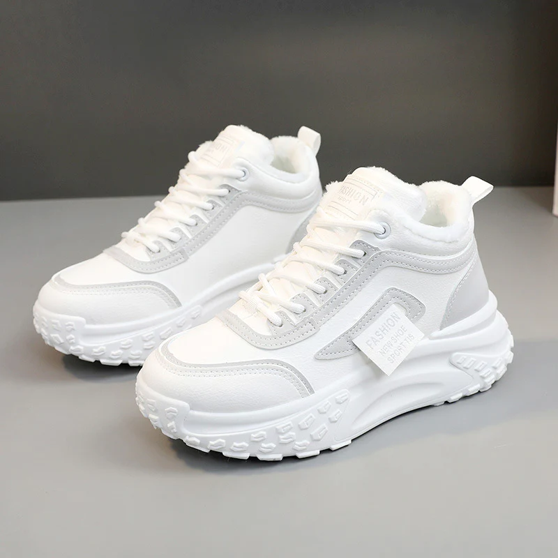 Damen High-Top Sport Sneakers mit warmem Innenfutter und rutschfester Sohle Heidi Mode - Image 8