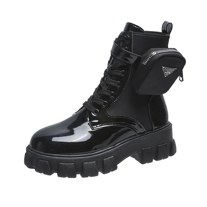 Damen High-Top Stiefel mit robustem Sohlendesign und praktischem Reißverschluss Heidi Mode - Image 5