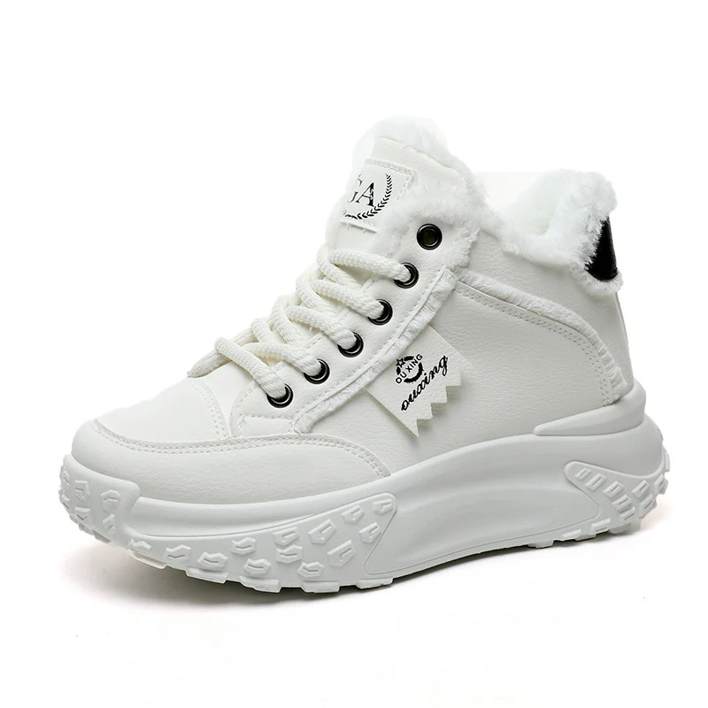Damen High-Top Winter Sneakers mit flauschigem Innenfutter und rutschfester Sohle Heidi Mode - Image 5