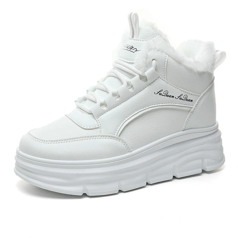 Damen High-Top Winter Sneakers mit weichem Fleece-Futter und rutschfester Sohle Heidi Mode - Image 5