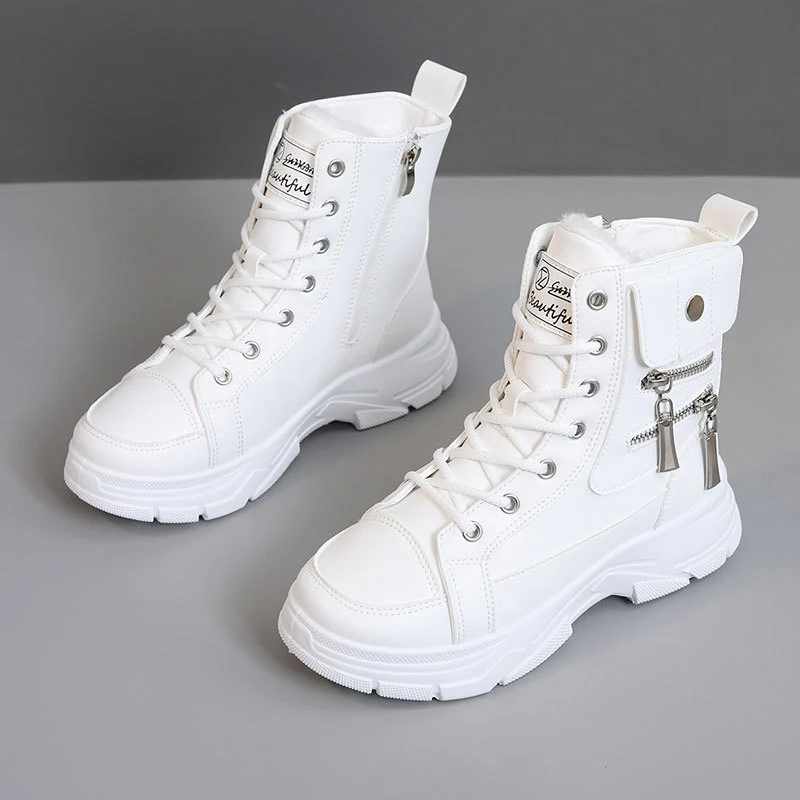 Damen High-Top Winterstiefel mit modischem Reißverschluss und dämpfender Sohle Heidi Mode - Image 7