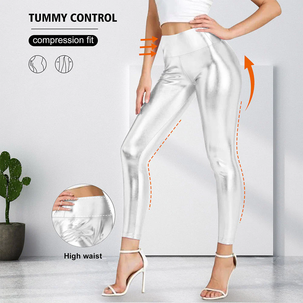 Damen High-Waist Leggings mit Bauchkontrolle Heidi-Mode - Image 5