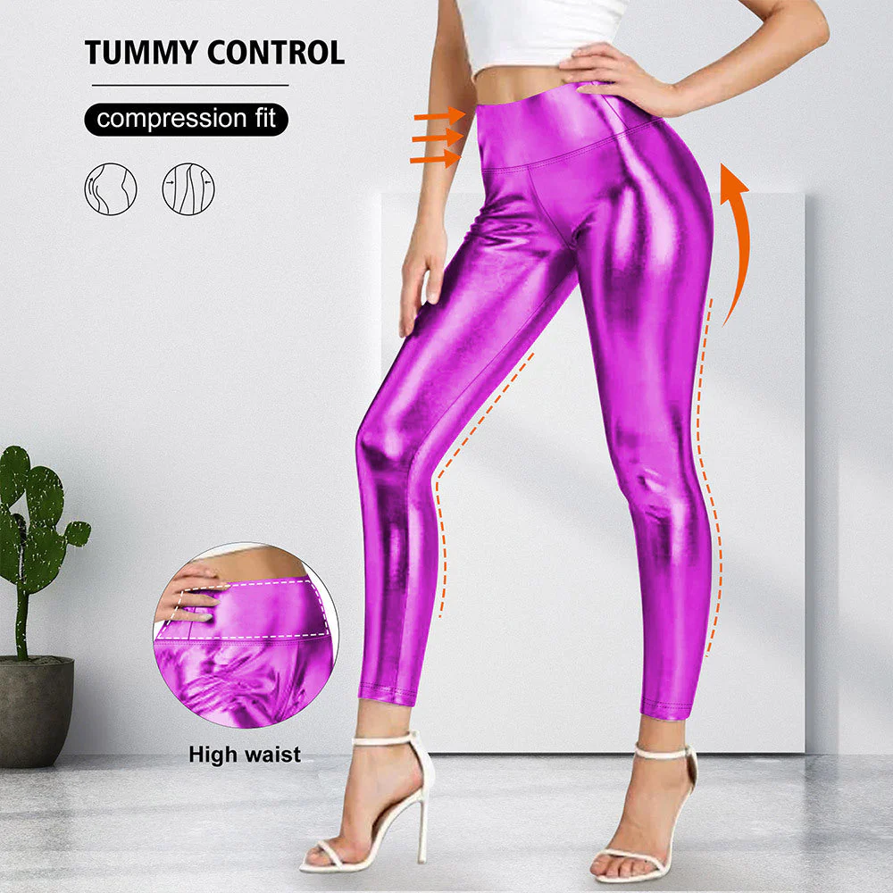 Damen High-Waist Leggings mit Bauchkontrolle Heidi-Mode - Image 6
