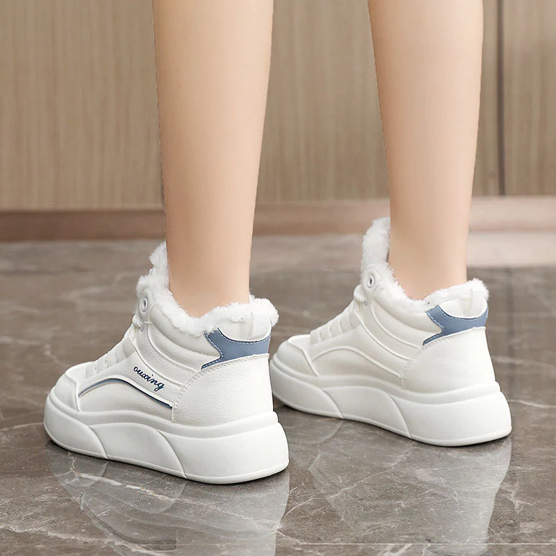 Damen hochflorige Sneakers mit kuscheligem Innenfutter Heidi Mode - Image 4