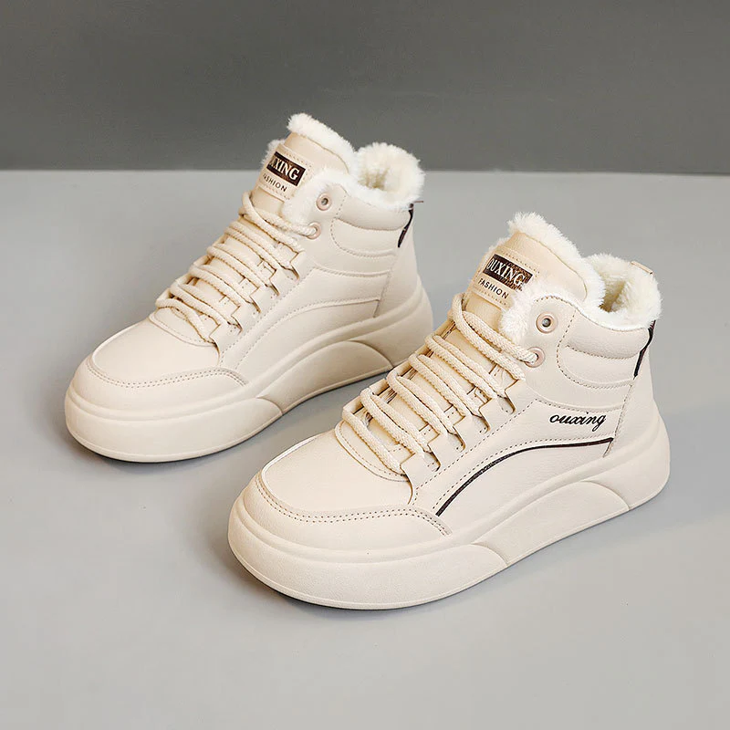 Damen hochflorige Sneakers mit kuscheligem Innenfutter Heidi Mode - Image 6