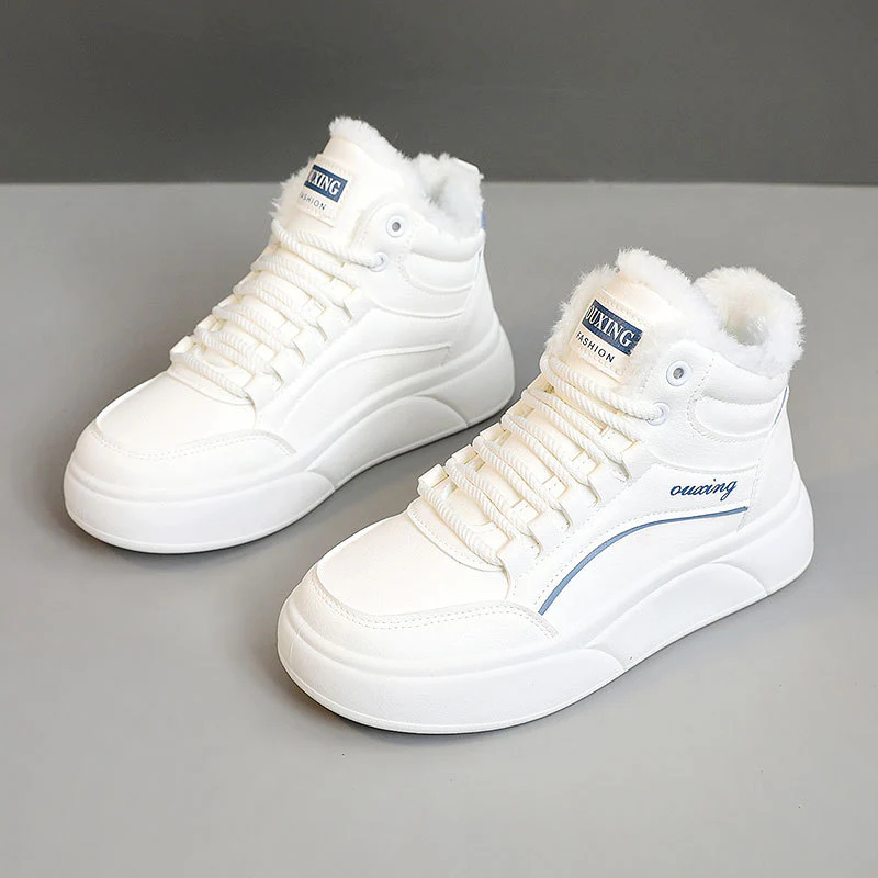 Damen hochflorige Sneakers mit kuscheligem Innenfutter Heidi Mode - Image 7