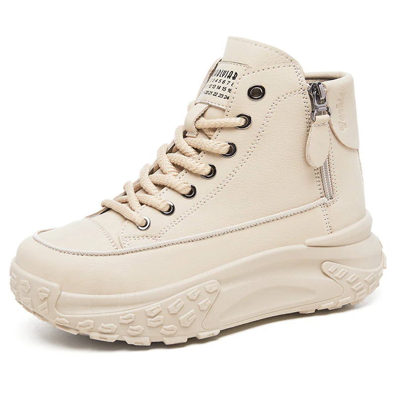 Damen Hochformatige Sneaker mit praktischer Reißverschlussseite Heidi Mode - Image 5