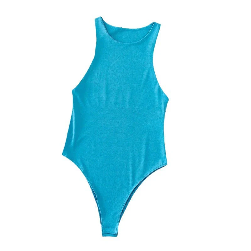 Dame High-Cut Badeanzug Einteiler Heidi-Mode - Image 4