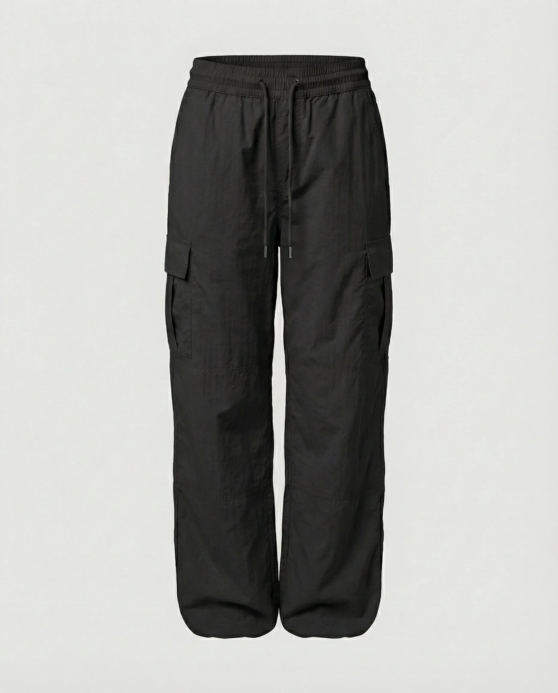 Damen hochgeschnittene Ballon-Cargohose mit Stufennähten, elastischem Tunnelzugbund und Beinweitenregulierung Heidi-Mode - Image 8