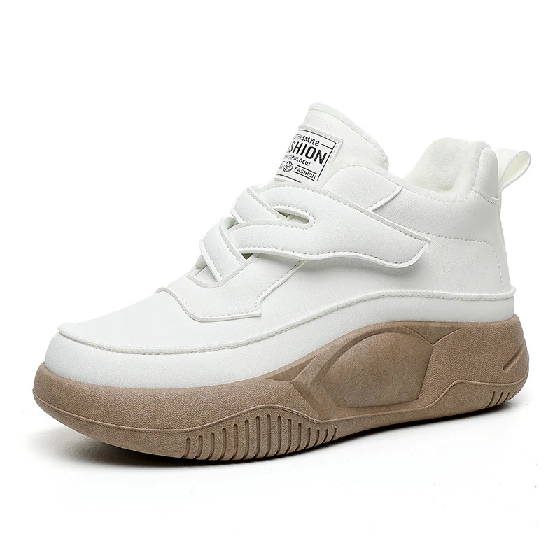 Damen hochgeschnittene Freizeitschuhe mit praktischen Klettverschlüssen Heidi Mode - Image 4